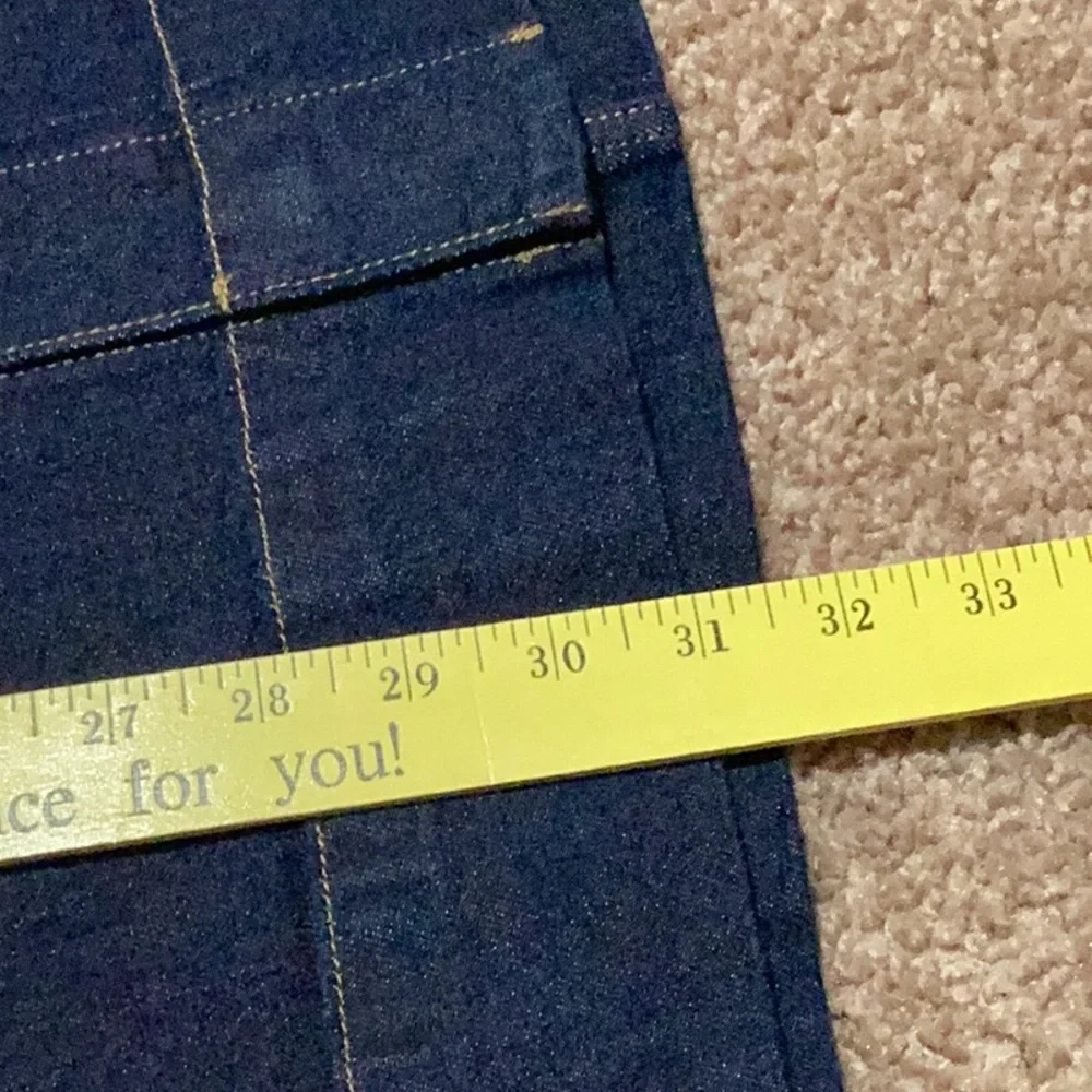 Farmers Market Dark Heavyweight Midi Jean Skirt - Size 10 - Picture 9 of 9